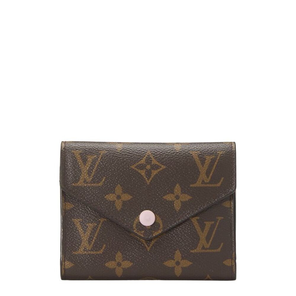 Louis Vuitton Brown Monogram Canvas Victorine Wallet (Authentic Pre-Loved)
